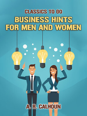 cover image of Business Hints for Men and Women